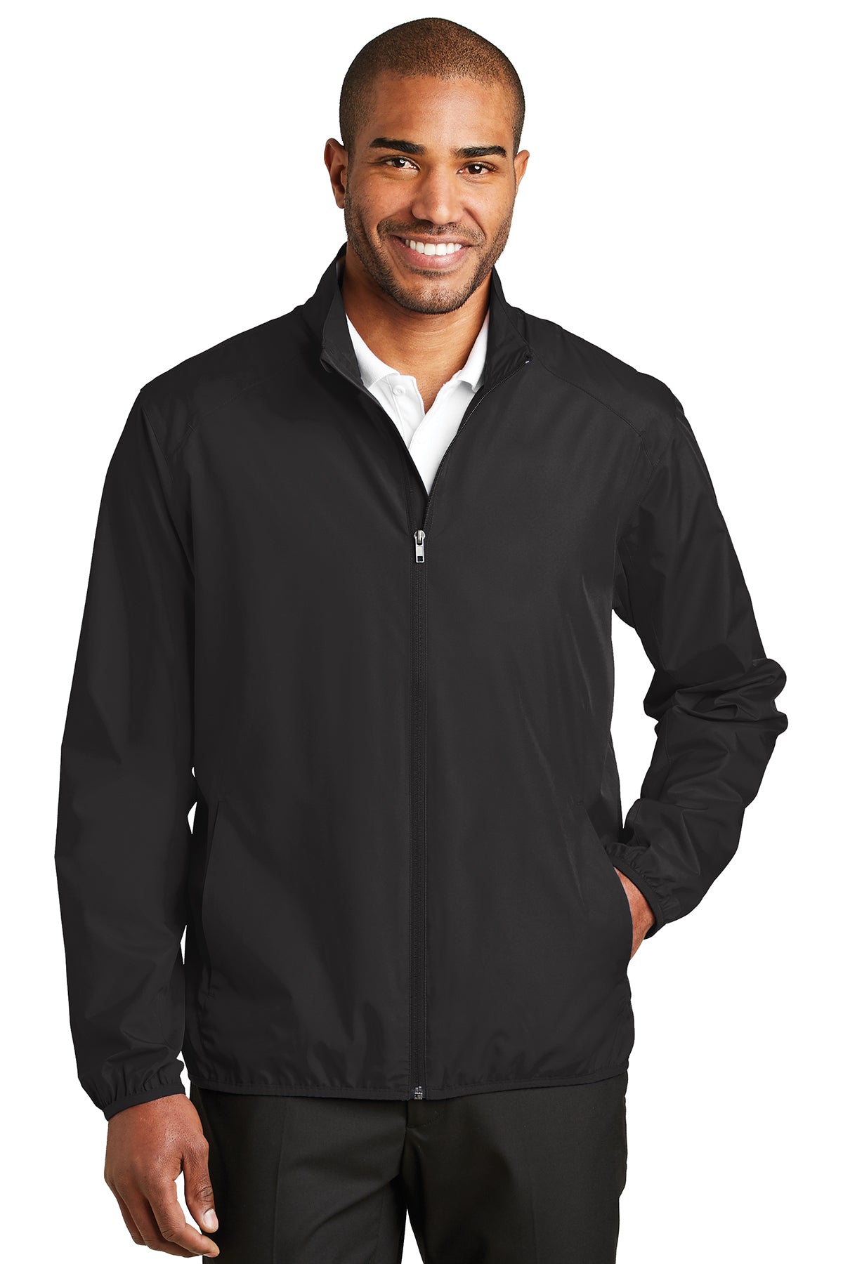POST5 - Black Full Zip Wind Jacket